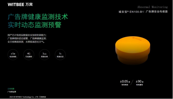 萬賓科技廣告牌安全傳感器EN100-B1實(shí)時(shí)動(dòng)態(tài)監(jiān)測預(yù)警(圖2)